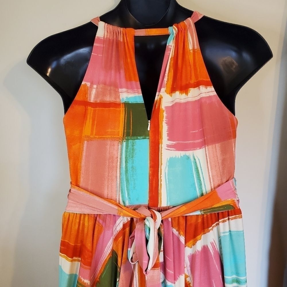 Colorfull Halter Dress - Picture 4 of 11